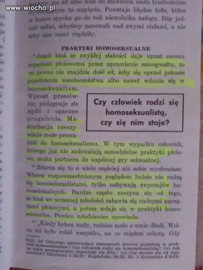 Co mają wspólnego praktyki homoseksualne