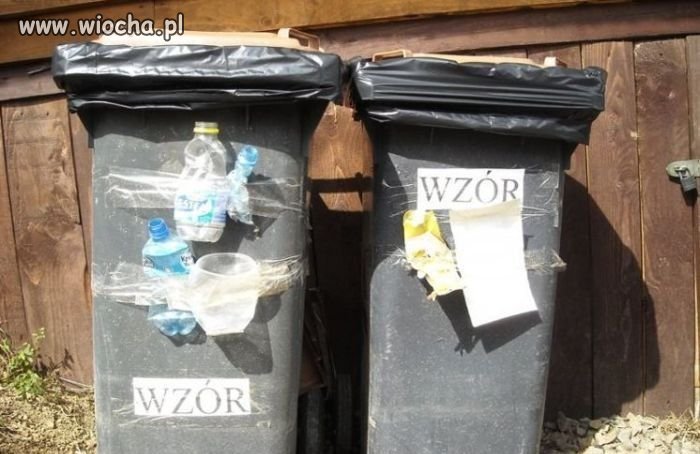 Śmietnik z przykładem