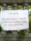 Właściciele psów dziękują za pozwolenie...