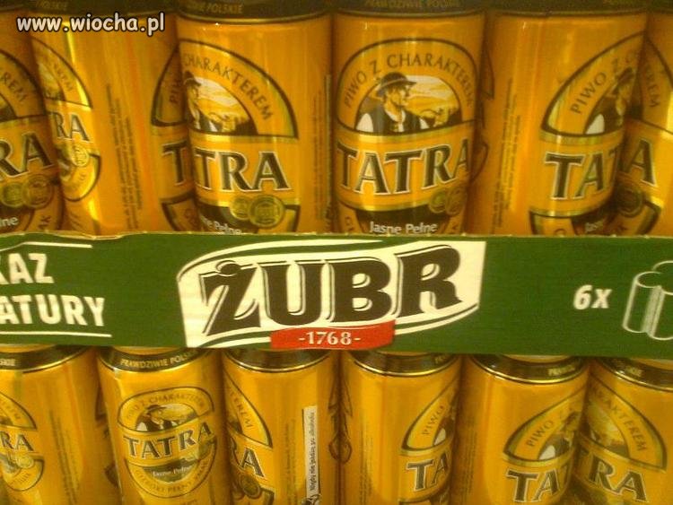 Żubr występuje w Puszczy...