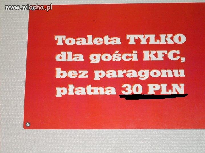Tylko w KFC...