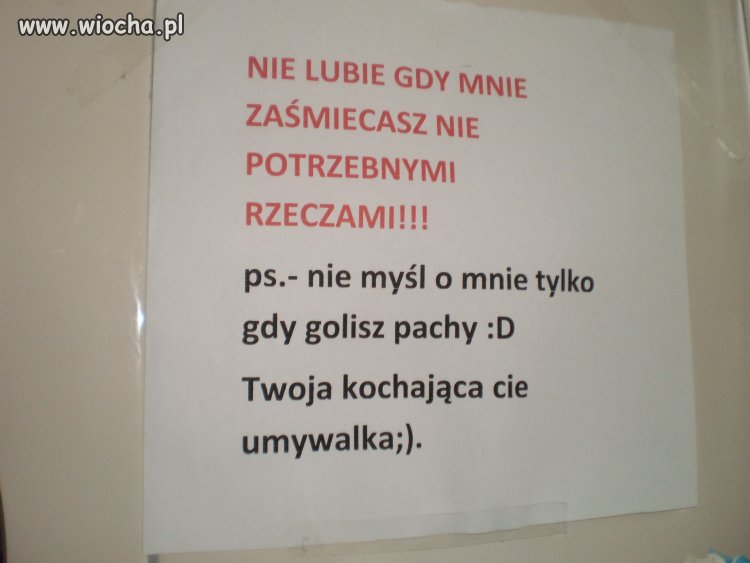 Umywalka prawdę ci powie!!!