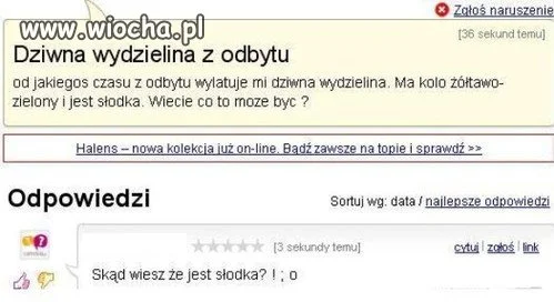 Przed spróbowaniem swojej wydzieliny z dupy