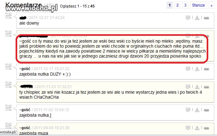 "...ja też jestem ze wsi...". Nie musiał pisać. 