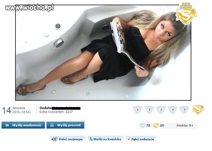 Poleżeć w wannie bez wody