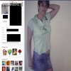 Hot 37  + mini i mała plamka spódniczce  