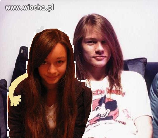 Takie tam, z Axlem. 