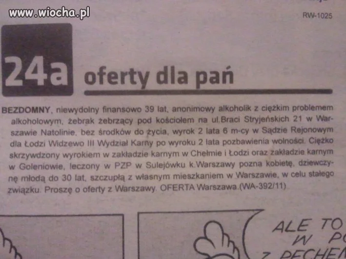 Oferta dla Pań