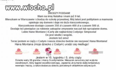 Pewna dziewięciolatka...