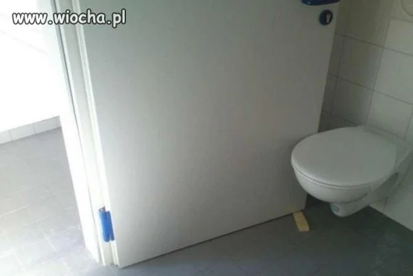 Co za pomysłowość ... spróbuj zamknąć drzwi