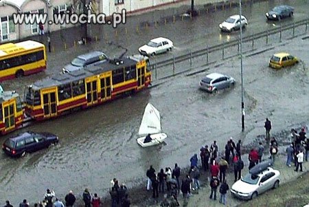 Jeśli u was też będą zalane drogi