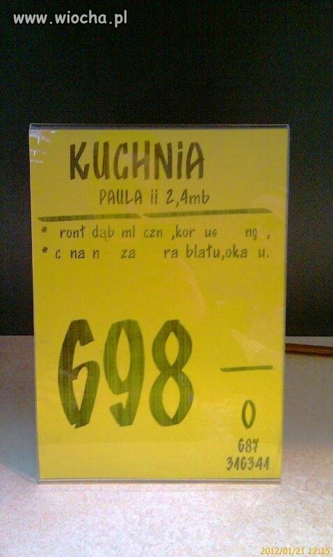 Zestaw mebli kuchennych