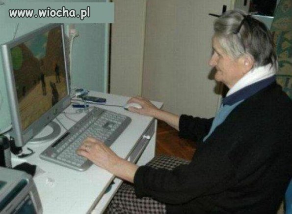 Babunia wymiata w Cs Na Steam.