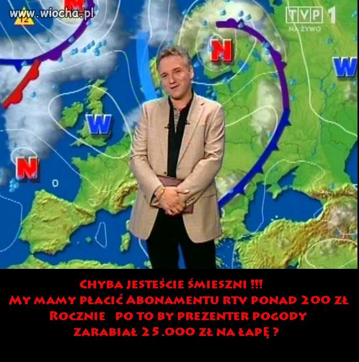 Ciekawa pensja pogodowego amanta.