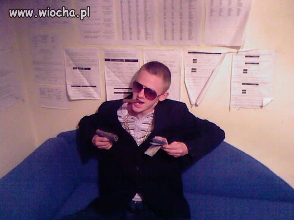 Musiał się pochwalić