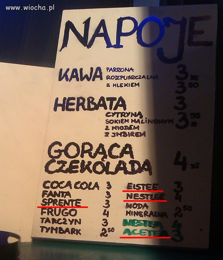 Każdy czasem ma ochotę na Sprente czy Acetea..