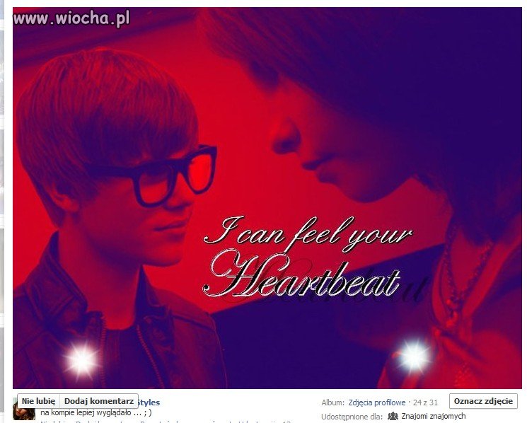 Przeróbka 14 letniego dziecka na fb.