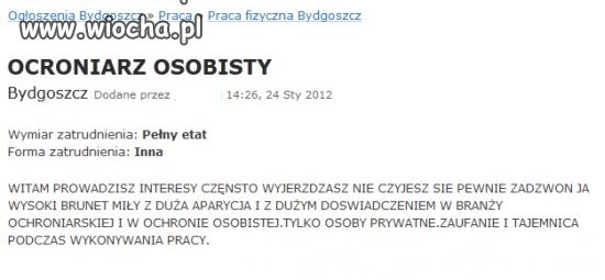 "OCRONIARZ OSOBISTY"