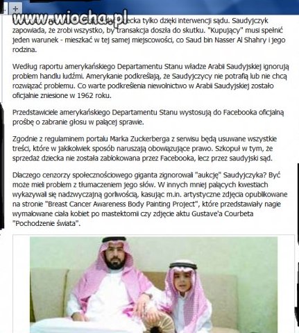 Ale żeby własne dziecko sprzedawać ...
