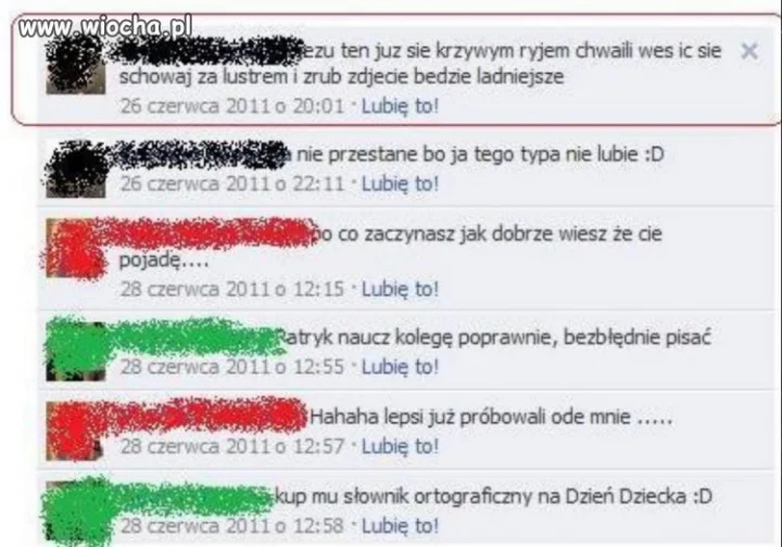 Zna chłopak ortografię