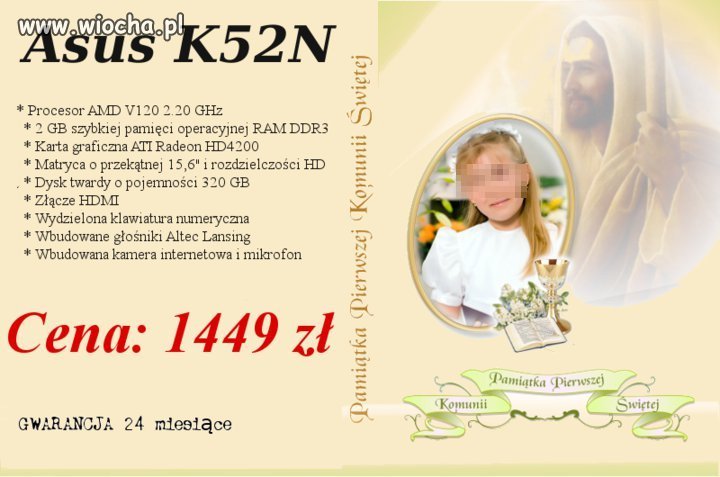 Komunia, a reklama sklepu komputerowego part.2