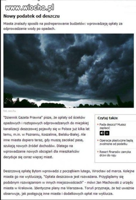 Podatek od deszczu