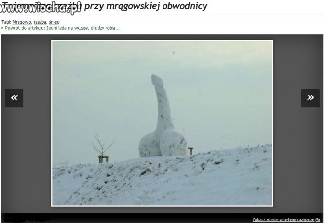 Tajemnicza rzeźba...