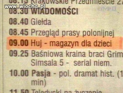 Program tv