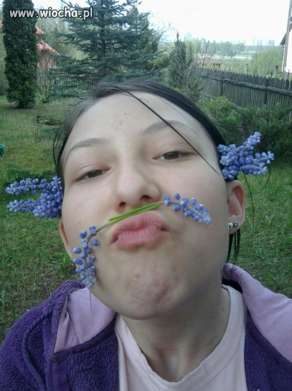 Dziwne trochę mam wąsy...
