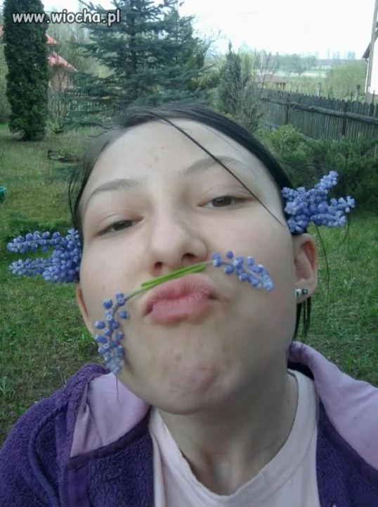 Dziwne trochę mam wąsy...