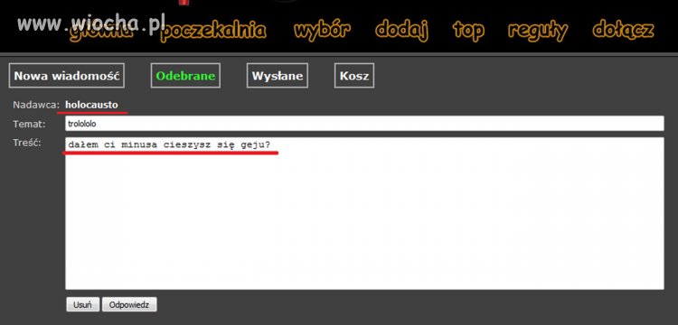 Większej głupoty na Wiocha nie widziałem...