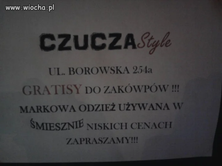 Gratisy do ZAKÓWPÓW