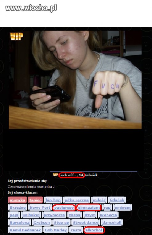 Jak ta 14-latka dobrze zna życie.