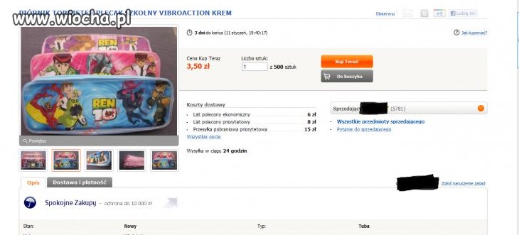 Wibrujący Ben 10 wprost od Hello Kitty 