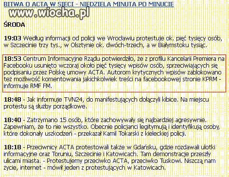Protestujesz przeciwko wprowadzeniu cenzury?