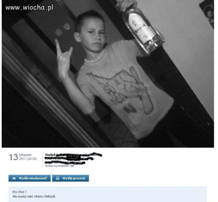 Chłopiec ma 11 lat 