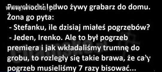 Pogrzeb premiera