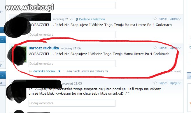 I gdzie tu szacunek dla własnej mamy. 