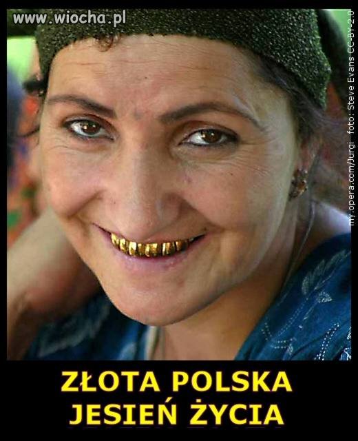 Szczerozłoty uśmiech