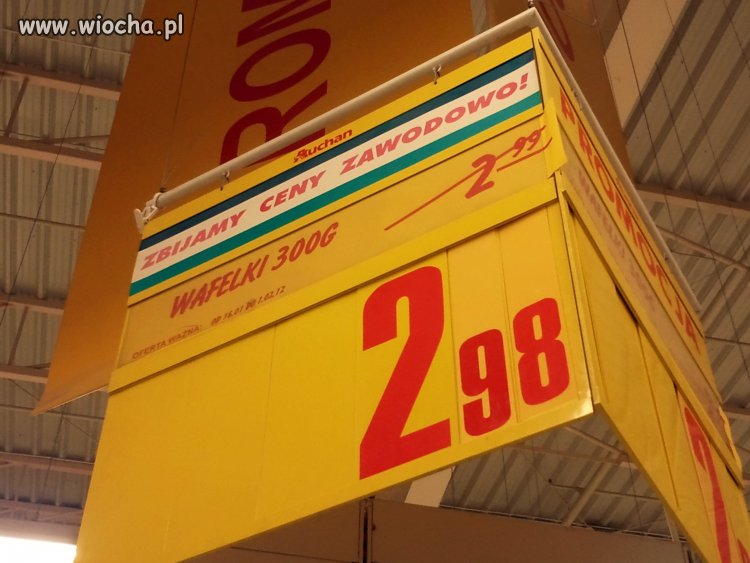 Auchan  - zbija ceny zawodowo!