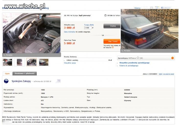 BMW Burakowóz Tuning!