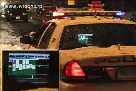 Policja pilnuje również