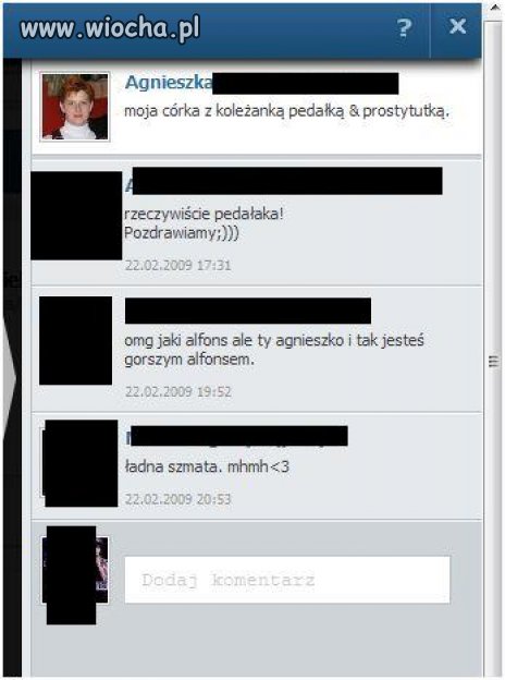 Jak rodzice oceniają córki koleżankę.