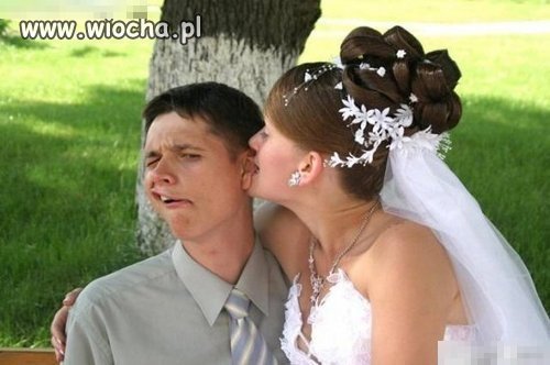 Ślubny dzióbek...