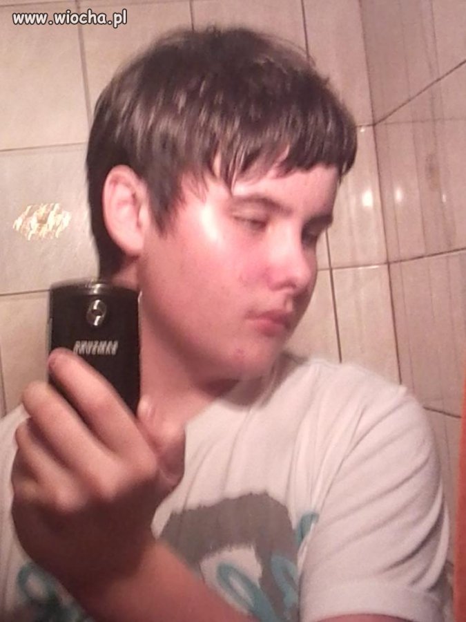 Zdjęcie w łazience i lans na telefon