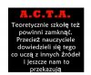 ACTA - bez mózgu..
