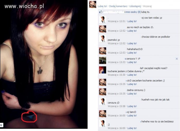 Widać mi majty