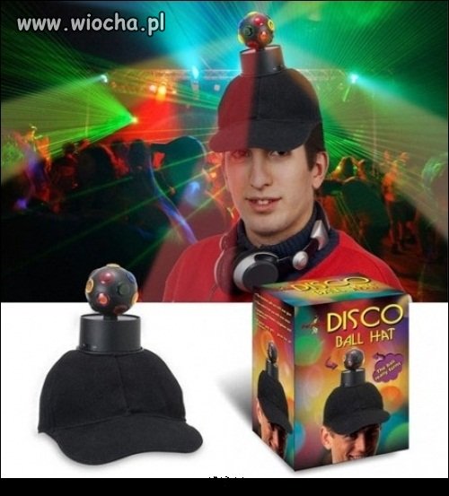 Disco ball hat