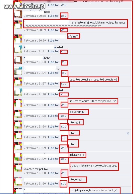 Nie ma to jak lubienie własnych postów na Fb
