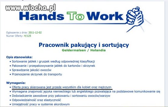 Nie spełniasz wymagań ?